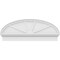 Ekena Millwork Elliptical 4 Spoke Architectural Grade PVC Combination Pediment, 46"W x 18-3/8"H x 2-3/4"P PEDPC046X185ELL04 - alternate 6